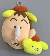 ボーちゃん×ポムポムプリン リール付きマスコット 「クレヨンしんちゃん×サンリオキャラクターズ」