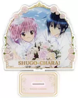 20.日奈森あむ＆月詠イクト パターンA(公式イラスト) アクリルスタンド 「しゅごキャラ!」