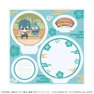 [新品] 11.河上万斉×ハンギョドン(コラボイラスト) アクリルスタンドプレート 「銀魂×サンリオキャラクターズ」