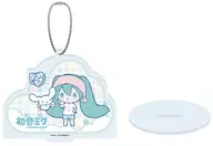 [新品] 10.(コラボイラスト) アクリルスタンドキーホルダー 「初音ミク×シナモロール」