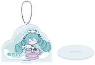 [新品] 15.(コラボイラスト) アクリルスタンドキーホルダー 「初音ミク×シナモロール」