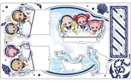 20.集合デザイン マリンver.(描き下ろしイラスト) プレミアム アクリルジオラマプレート 「おジャ魔女どれみドッカ～ン!」