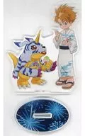 [新品] 18.石田ヤマト＆ガブモン 浴衣ver.(描き下ろしイラスト) アクリルスタンド 「デジモンアドベンチャー」