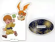 [新品] 23.高石タケル＆パタモン 浴衣ver.(描き下ろしイラスト) アクリルスタンド 「デジモンアドベンチャー」