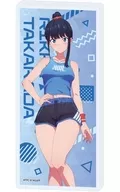 [新品] 01.宝多六花 スポーツウェアver.(描き下ろしイラスト) ミニアクリルブロック 「グリッドマンユニバース」