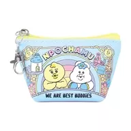 ともだち 三角ミニポーチ 「んぽちゃむ」