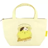 ポムポムプリン(バッジロゴ) 保冷帆布ランチバッグ 「サンリオキャラクターズ」