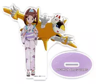 [新品] 06.天野ネネ＆スパロウモン(描き下ろしイラスト) アクリルスタンド 「デジモンクロスウォーズ」
