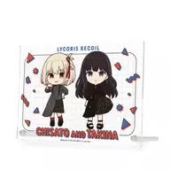 錦木千束＆井ノ上たきな meagratiaコラボ ちびキャラ A5アクリルパネル ver.A 「TVアニメ リコリス・リコイル」