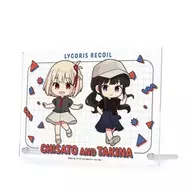 錦木千束＆井ノ上たきな meagratiaコラボ ちびキャラ A5アクリルパネル ver.B 「TVアニメ リコリス・リコイル」
