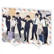[新品] 01.整列デザイン(パイロットver.) 描き下ろしイラスト アクリルアートボード(A5サイズ) 「NARUTO-ナルト- 疾風伝」