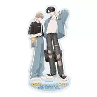 01.宮島郷＆嘉村葵A(描き下ろしイラスト) アクリルスタンド 「向日くんは高校生」