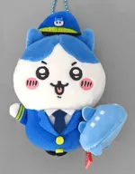 ハチワレ(パイロット) ぬいぐるみキーチェーン 「ちいかわ なんか小さくてかわいいやつ」 空港限定