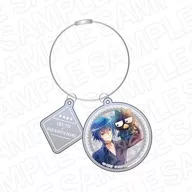 [新品] 月詠イクト×バッドばつ丸 ワイヤーキーホルダー PALE TONE series 「TVアニメ しゅごキャラ!×サンリオキャラクターズ」