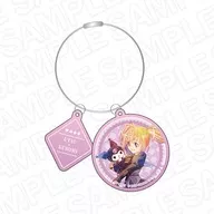 [新品] ほしな歌唄×クロミ ワイヤーキーホルダー PALE TONE series 「TVアニメ しゅごキャラ!×サンリオキャラクターズ」