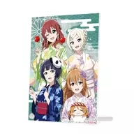 [新品] 3年生 描き下ろし 縁日ver. A5アクリルパネル 「ラブライブ!虹ヶ咲学園スクールアイドル同好会」