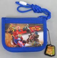 ブルー RFウォレット 「マリオカート ワールド」