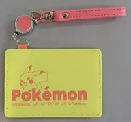 ピカチュウ カラーロゴシリーズ リール付きパスケース 「ポケットモンスター」