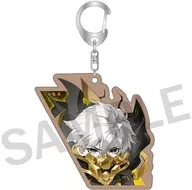 4.黙殺 木製キーホルダー 「TO BE HERO X」