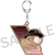 8.トラ 木製キーホルダー 「TO BE HERO X」