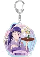 B.十六夜リコ(甘味処ver.) 描き下ろし オーロラアクリルキーホルダー 「魔法つかいプリキュア!!～MIRAI DAYS～」