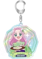 C.花海ことは(甘味処ver.) 描き下ろし オーロラアクリルキーホルダー 「魔法つかいプリキュア!!～MIRAI DAYS～」