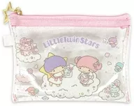 リトルツインスターズ(わたあめ) ミニクリアポーチ 「サンリオキャラクターズ」