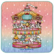 メリーゴーランド ガーゼミニタオル 「コジコジ×サンリオキャラクターズ」