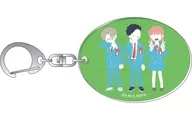 猪股大喜＆蝶野雛＆笠原匡 アクリルキーホルダー ゆるパレット 「アオのハコ」
