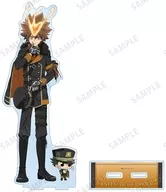 [新品] 沢田綱吉＆リボーン 描き下ろし 特大アクリルスタンド ブラックミリタリーver. 「家庭教師ヒットマンREBORN!」