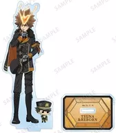 [新品] 沢田綱吉＆リボーン 描き下ろし BIGアクリルスタンド ブラックミリタリーver. 「家庭教師ヒットマンREBORN!」
