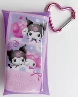 マイメロディ＆クロミ ちらし ハートカラビナクリアマルチケースS パステルドリームランド 「サンリオキャラクターズ」