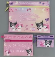 マイメロディ＆クロミ 3連ポーチ パステルドリームランド 「サンリオキャラクターズ」