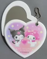 マイメロディ＆クロミ スター ハート型スライドミラー パステルドリームランド 「サンリオキャラクターズ」