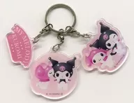 マイメロディ＆クロミ ペア 3連アクリルキーホルダー パステルドリームランド 「サンリオキャラクターズ」