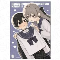 [新品] 可愛原先輩＆早乙女くん コミックキューン10周年記念 ミニアクリルアート 「可愛原先輩はかわいい(早乙女くん)がすき!」