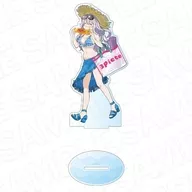[新品] 熱海静 コミックキューン10周年記念 デカアクリルスタンド 「飯テロ系グラドルは我慢できない!?」