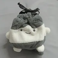 ネコおにぎり まんまる巾着 「なんでもいきもの」