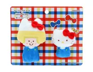 ハローキティ ぬいぐるみバッジ 「mizutama×サンリオキャラクターズ 第2弾」