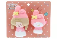 マイメロディ ぬいぐるみバッジ 「mizutama×サンリオキャラクターズ 第2弾」