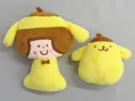 ポムポムプリン ぬいぐるみバッジ 「mizutama×サンリオキャラクターズ 第2弾」