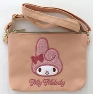 マイメロディ ミニポシェット 立体アップリケ刺繍 「サンリオキャラクターズ」
