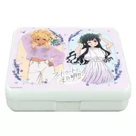 01.山本＆和田(ラベンダーver.) 描き下ろしイラスト 小物ケース 「フードコートで、また明日。」