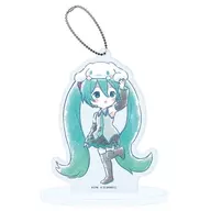 28.(グラフアートイラスト) アクリルスタンドキーホルダー 「初音ミク×シナモロール」