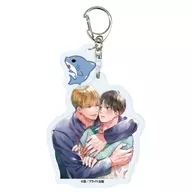 01.鮫島理人＆桜木淳(公式イラスト) パーツ付きアクリルキーホルダー 「鮫は桜に恋をする」