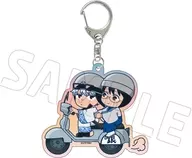 01.坂田銀時＆志村新八 オーロラアクリルキーホルダー 「TVアニメ 銀魂」