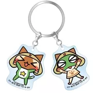 ケロロアイルー＆ケロロ 2連アクリルキーホルダー 「モンスターハンター×ケロロ軍曹」