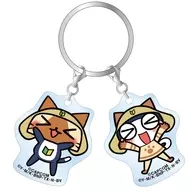 タママアイルー＆タママ 2連アクリルキーホルダー 「モンスターハンター×ケロロ軍曹」