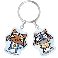 ドロロアイルー＆ドロロ 2連アクリルキーホルダー 「モンスターハンター×ケロロ軍曹」
