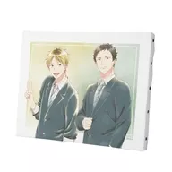 鹿島柊＆八木玄純 Ani-Art aqua label 第3弾 F0号キャンバスボード 「映画 ギヴン 海へ」